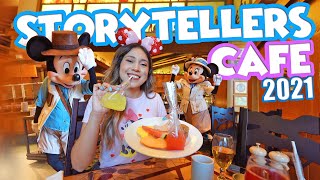 Character Dining Is Back At Disneys Storytellers Cafe With Buffet Breakfast Disneyland Resort [upl. by Myrwyn833]