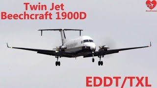 Twin Jet Beechcraft 1900D│Germany BerlinTegel TXL│160317 [upl. by Uehttam]