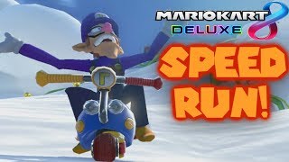 Mario Kart 8 Deluxe 200cc All Tracks Items Speedrun  13306 [upl. by Ashby767]