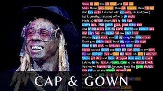 Lil Wayne  Cap amp Gown  Rhymes Highlighted [upl. by Trilley]