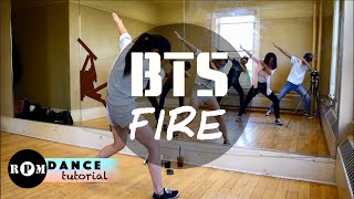 BTS quotFirequot Dance Tutorial Intro Chorus Quickstep [upl. by Clarhe874]