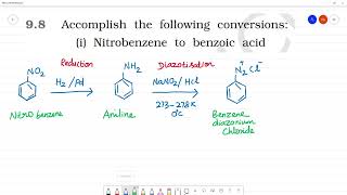 Nitrobenzene to benzoic acid [upl. by Ernest14]