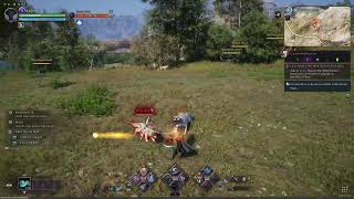 ThroneampLiberty Sword n Shield Gameplay [upl. by Ciapas]