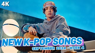 NEW KPOP SONGS  SEPTEMBER 2024 WEEK 4 [upl. by Ettevol591]