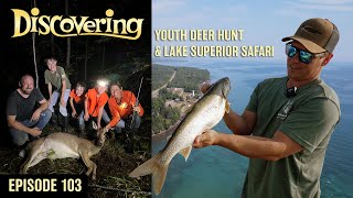 DISCOVERING  Michigan Youth Deer Hunt amp Lake Superior Safari [upl. by Aneen]