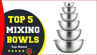 ✅ Top 5 Best Mixing Bowl Sets On Amazon 2023 Tested amp Reviewed [upl. by Esbenshade]