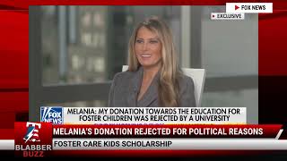 Melanias Donation Rejected For Political Reasons [upl. by Sharia]