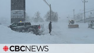 Cape Breton NS declares state of emergency amid winter storm [upl. by Ocsecnarf]