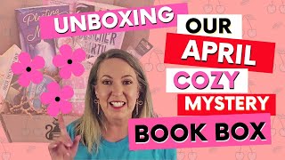 Unboxing Cozy Books Corners Cozy Mystery Book Box from April 2024 [upl. by Carmen546]