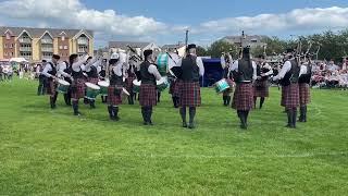 Drumlough Grade 3B  Heart O’ Down Pipe Band Championships 2024 [upl. by Cissy585]