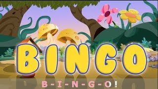 BINGO song with lyrics  Nursery Rhymes by EFlashApps [upl. by Ahsaei]