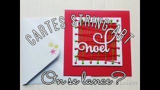 Scrapbooking tutoriels français  Carterie  Attaches parisiennes ACTION technique du STRING ART [upl. by Deedahs]