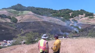 Northern Chumash Tribe leads cultural burn  a first in county history [upl. by Aiak]