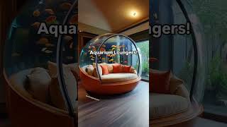 Aquarium Loungers  Lounger Integrates Round Dome Aquariums 🐟 🐡 [upl. by Terra615]