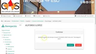 Matricular alumnos a un curso moodle [upl. by Aneen332]