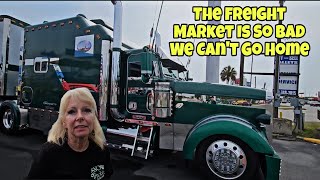 Weve Been Trucking amp Living In Our Semi Truck For 18 Years quotWe Will Survive This Freight Marketquot [upl. by Largent]