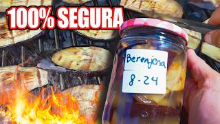 ✅ CONSERVAR BERENJENAS 100SEGURO  En vinagre y aceite de ajo 🍆 [upl. by Tiffani]