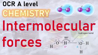 Intermolecular forces  A level Chemistry Revision  OCR AQA Edexcel [upl. by Ryder]