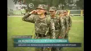 Escuela Militar de Chorrillos presenta las futuras mujeres oficiales [upl. by Roee]