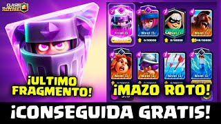 ¡EVOLUCIÓN del MEGACABALLERO CONSEGUIDA GRATIS Clash Royale Sergio1722 [upl. by Akemat]