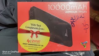 SYSKA 10000 mAh POWER BANK REVIEW gift smart syska powerbank review price tejumvlogs [upl. by Brett]