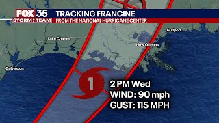 Hurricane Francine is expected to strengthen before landfall in Louisiana [upl. by Boys]