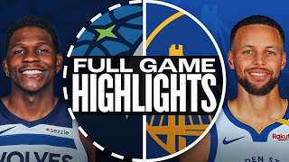 TIMBERWOLVES at WARRIORS  FULL GAME HIGHLIGHTS  December 8 2024 [upl. by Bashemath]