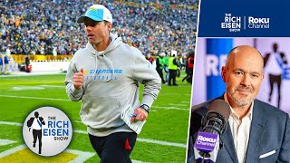 Chargers HC Brandon Staley Gets Hot Under the Collar as Hot Seat Heats Up  The Rich Eisen Show [upl. by Nerhtak]