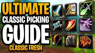 ULTIMATE Class Picking Guide for Classic WoW Fresh Leveling Speed PvE PvP and Difficulty [upl. by Burt]