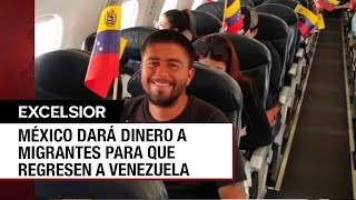 México dará dinero a venezolanos deportados [upl. by Anibla]