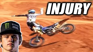 Haiden Deegan INJURY [upl. by Lonee369]