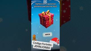 PRESENTE DE NATAL FORTNITE DIA 01  ITENS LOJA FORTNITE USE CÓDIGO JEANLION80 shorts [upl. by Anrol]