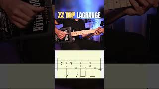 ZZ Top La Grange Riff Guitar Tutorial Tabs [upl. by Whitehurst710]