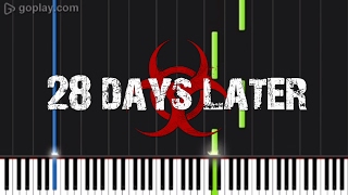 28 Days later theme  Piano Tutorial [upl. by Haraf]