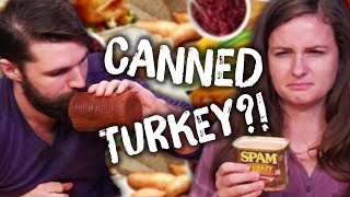 Thanksgiving in a Can CHALLENGE Cheat Day [upl. by Enetsirhc]