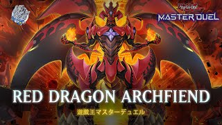 Red Dragon Archfiend  Red Lotus King Flame Crime  Ranked Gameplay YuGiOh Master Duel [upl. by Yeltihw]