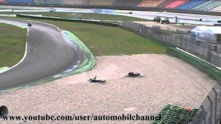 UNFALL CRASH ACCIDENT Hockenheimring 2009 Motorrad Motorcyclempg [upl. by Wonacott]