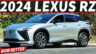 Lexus just UPGRADED the 2024 RZ450e Electric Crossover  Now the best luxury EV to buy [upl. by Bostow120]