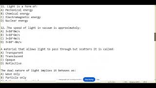 Wave Motion Sound  Nature of Light  Geometrical Optics [upl. by Cinnamon]