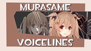 All Murasame Voicelines Kancolle [upl. by Juliane846]