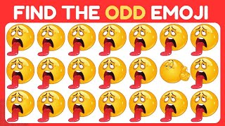 Find The Odd Emoji Out  Emoji Puzzle [upl. by Hardigg]