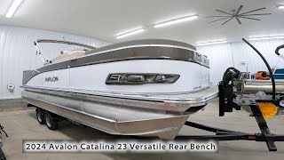 Experience Serenity on the New 2024 Avalon Catalina 23 Versatile Rear Bench [upl. by Eillom]