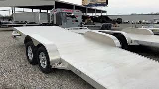 Aluma 82 Series Aluminum Tilt Deck Car Hauler Trailers [upl. by Alwin]