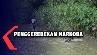 Polisi Gerebek Kampung Narkoba di Katamso Medan [upl. by Arihsaj914]