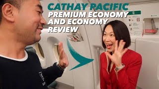 My Cathay Pacific Premium Economy and Economy Flights [upl. by Rramahs580]