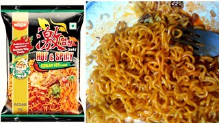 NISSIN GEKI HOT amp SPICY KOREAN VEG FLAVOUR VEG NOODLES Recipe [upl. by Gariepy]