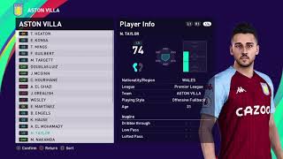 PES 2021 BASE COPY ASTON VILLA [upl. by Waylen178]