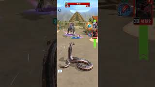 Beating Mortem Rex raid in 1 turn  Jurassic World Alive [upl. by Ethel]