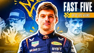 LE PLUS BEAU TITRE DE VERSTAPPEN   FAST FIVE 22  GRAND PRIX DE LAS VEGAS 2024 [upl. by Saturday36]