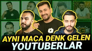 AYNI MAÃ‡A DENK GELEN YOUTUBERLAR  MEZARCI ERSÄ°N YEKÄ°N BARIÅ G VURAL ÃœZÃœL [upl. by Oigolue]